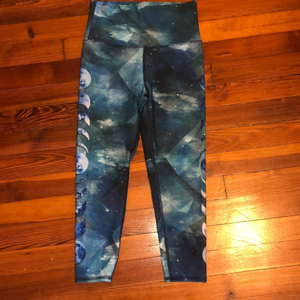 Galaxy Moon Leggings high rise size small